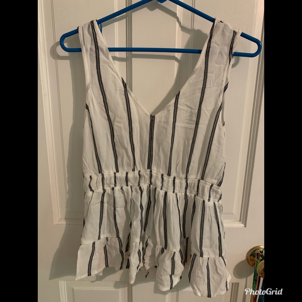 S American Eagle striped tank top